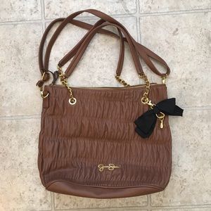 JESSICA SIMPSON brown shoulder bag